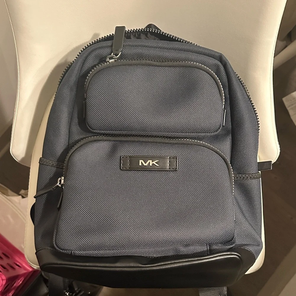 Michael Kors Kent Sport NAVY Large Voven Backpack